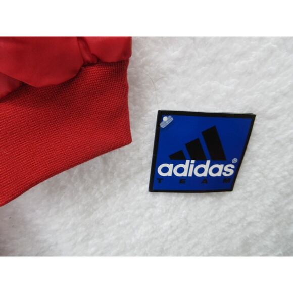 NWT Vtg 90s Y2K Adidas Team Jefferson V-Neck Pullover Lined Jacket Sz Large - Picture 2 of 12